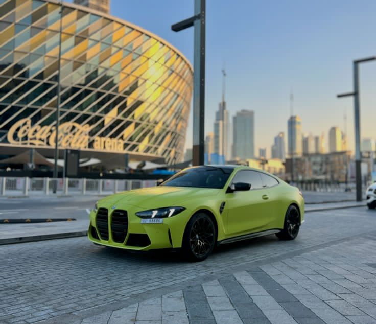 Rent Series 4 YELLOW 2025 with chauffeur in Dubai , UAE 