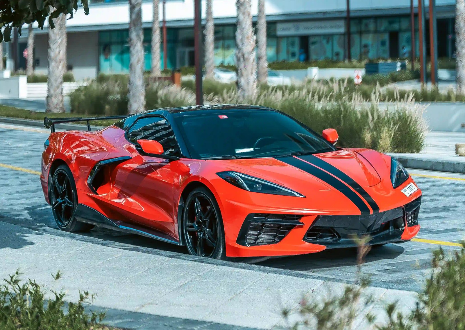 Rent Chevrolet Corvette RED 2021 in Dubai , UAE 