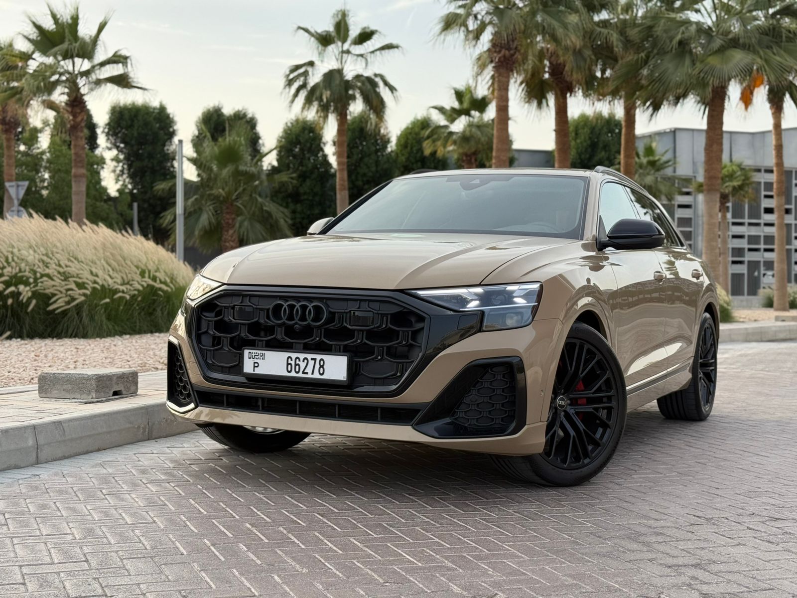 Rent Audi Q8 BEIGE 2023 in Dubai , UAE 