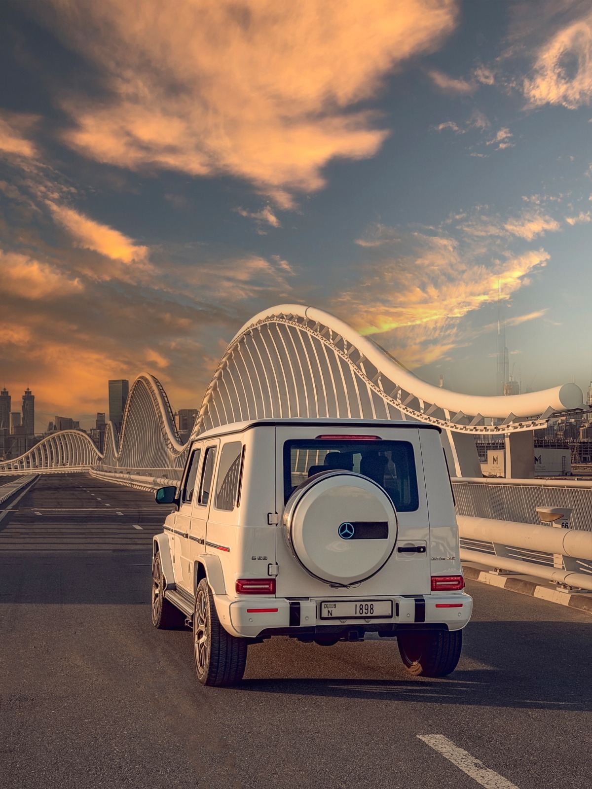 Rent Mercedes-Benz G-class WHITE 2021 in Dubai , UAE 