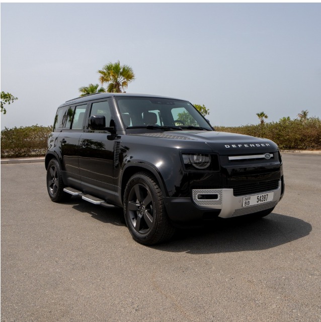 Rent Land Rover Defender BLACK 2024 in Dubai , UAE 
