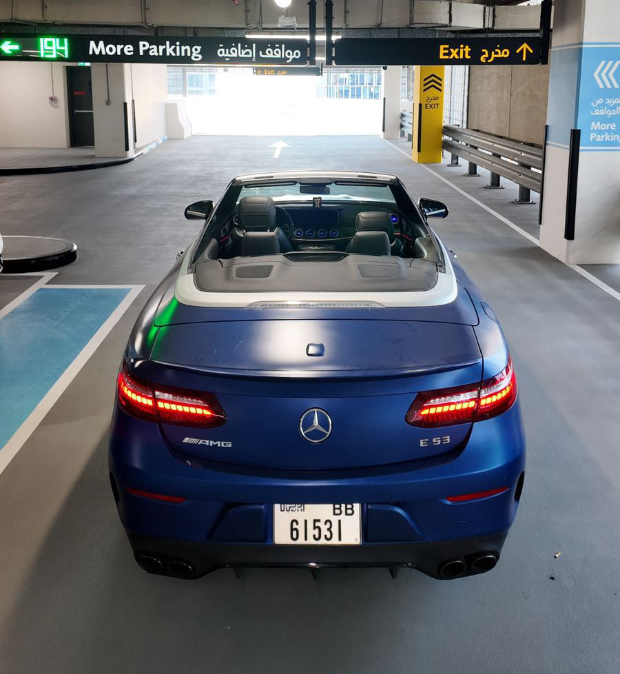 Rent Mercedes-Benz E-class BLUE 2023 in Dubai , UAE 