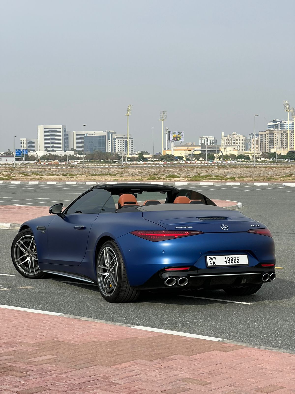 Rent Mercedes-Benz Sl BLUE 2023 in Dubai , UAE 