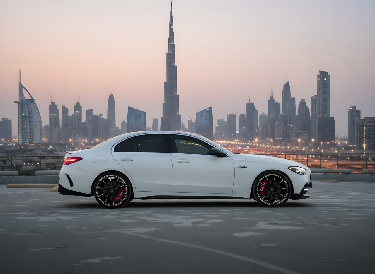 Rent Mercedes-Benz C-class BLACK 2024 in Dubai , UAE 