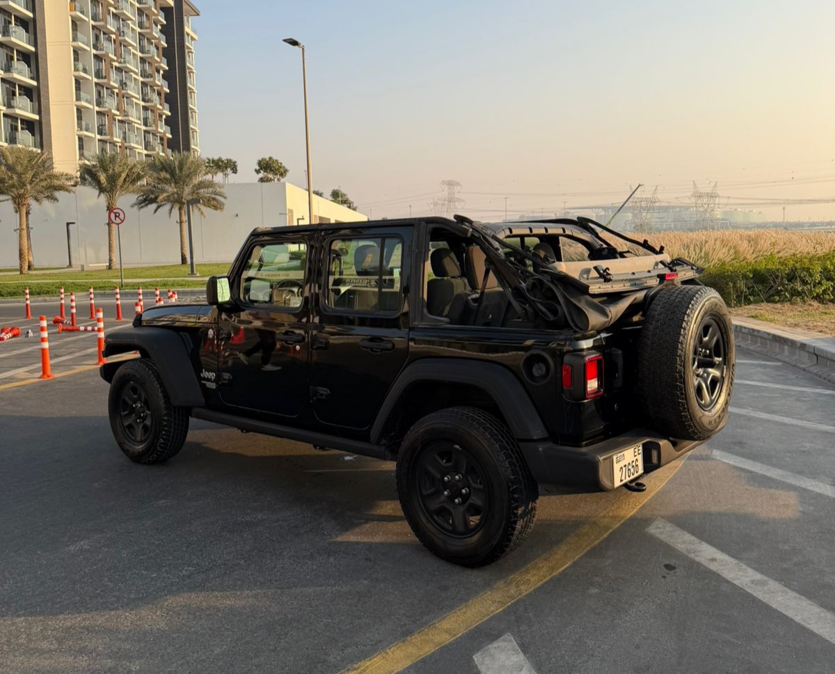 Rent Jeep Wrangler BLACK 2023 in Dubai , UAE 
