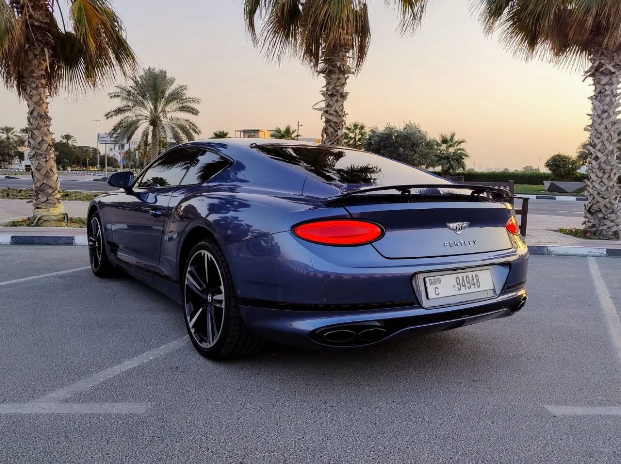 Rent Bentley Continental BLUE 2021 in Dubai , UAE 