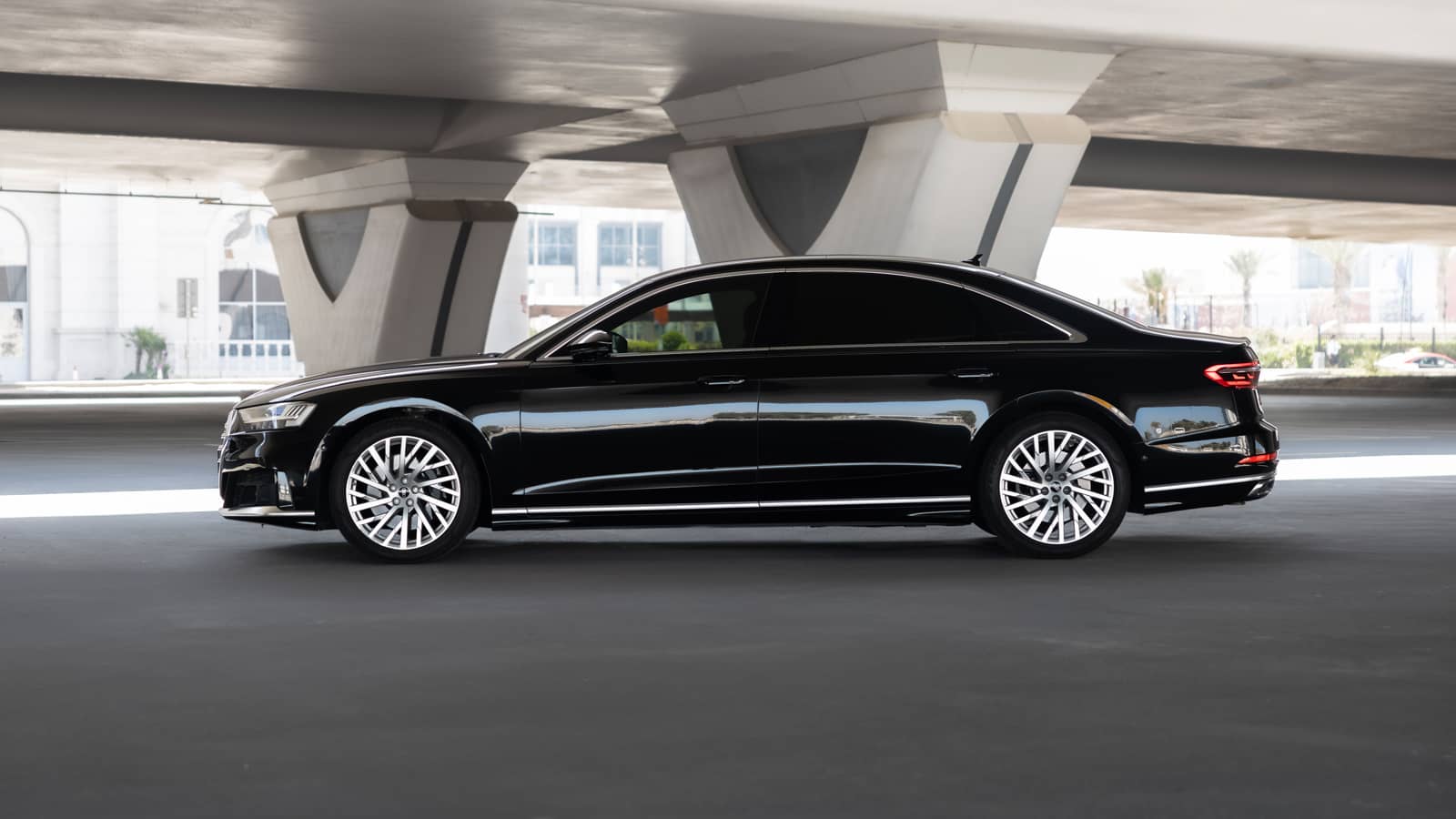 Rent Audi A8 BLACK 2023 in Dubai , UAE 