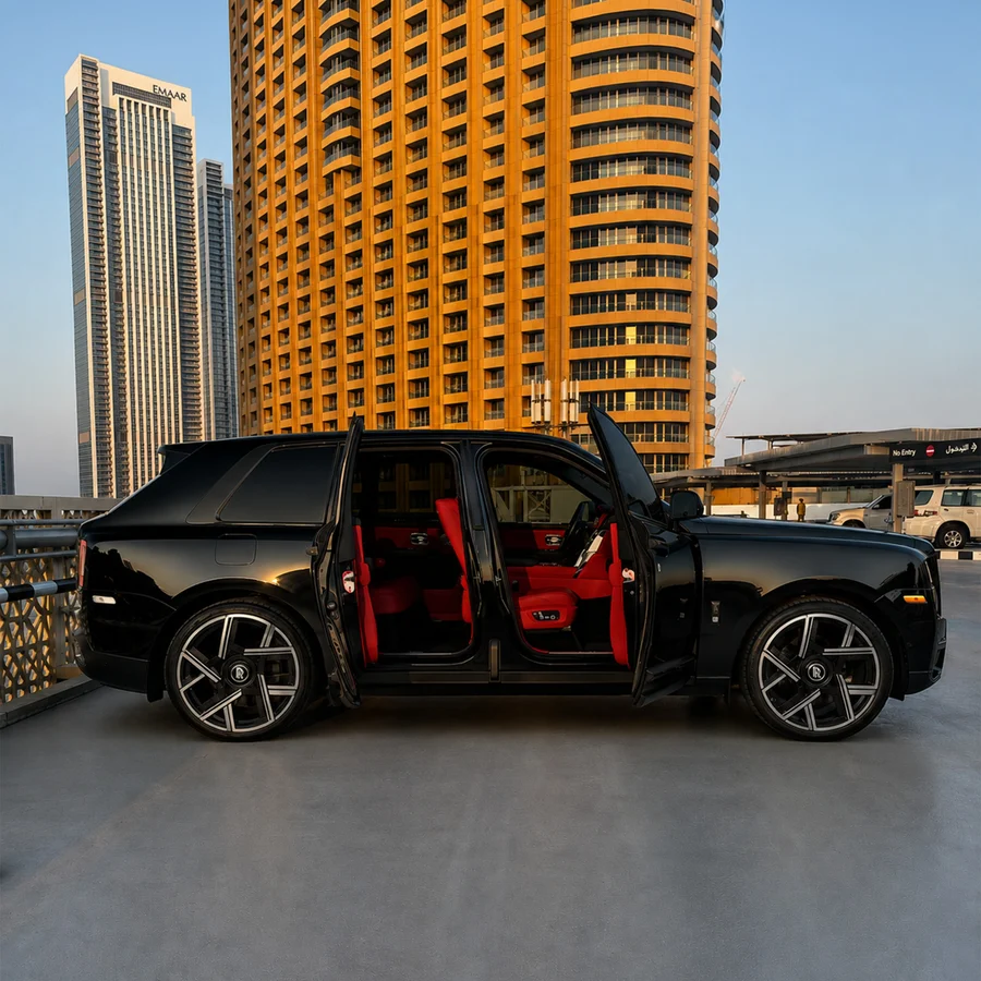 Rent Cullinan BLACK 2025 with chauffeur in Dubai , UAE 