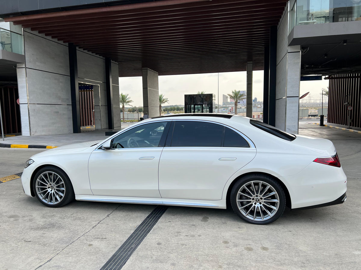 Rent Mercedes-Benz S-class WHITE 2023 in Dubai , UAE 