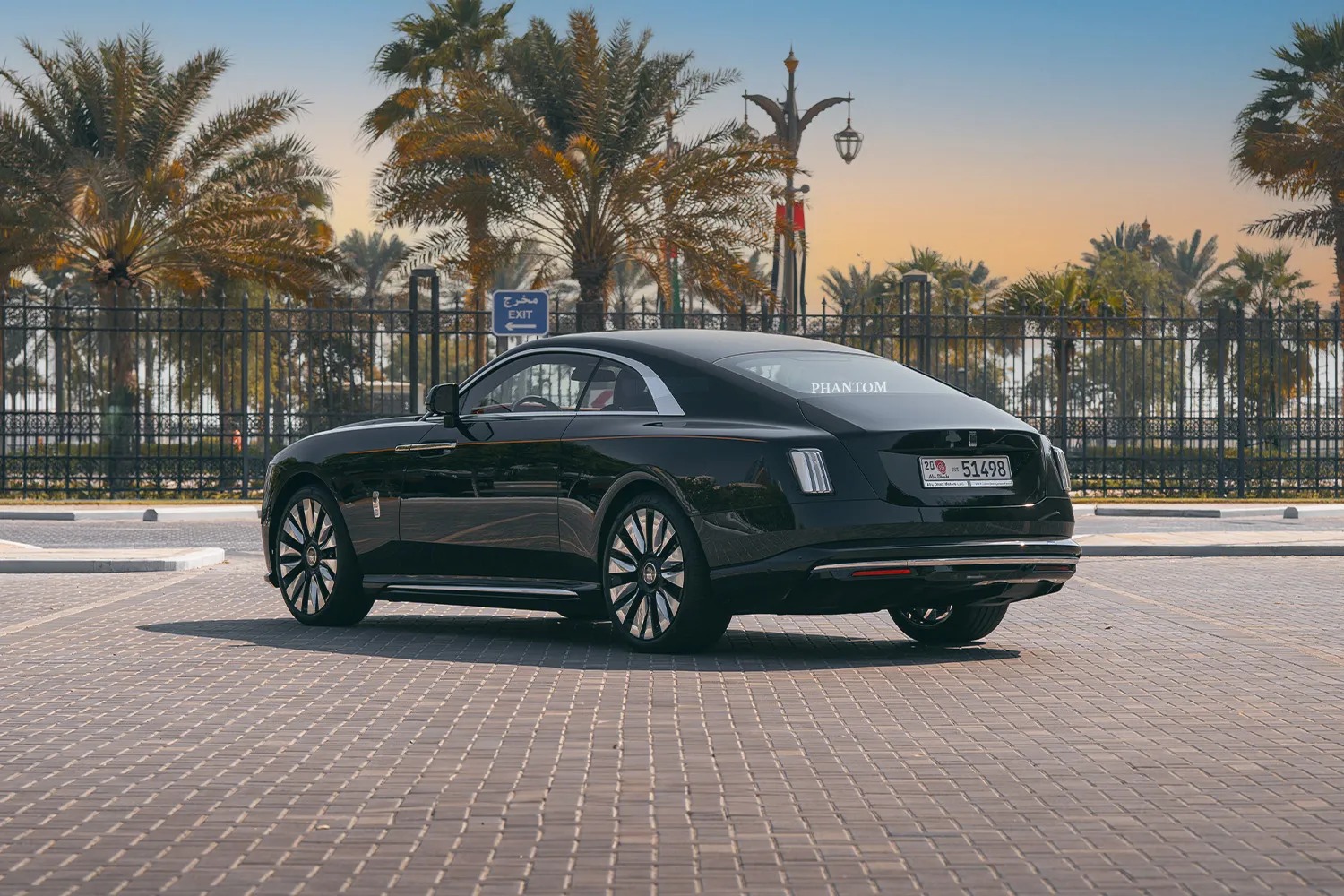 Rent Spectre BLACK 2025 with chauffeur in Dubai , UAE 
