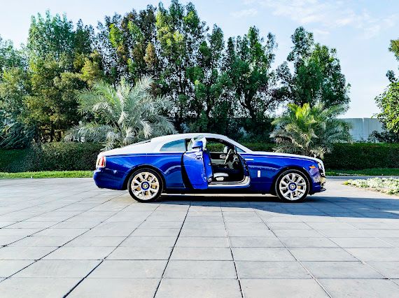 Rent Rolls-Royce Wraith BLUE 2022 in Dubai , UAE 