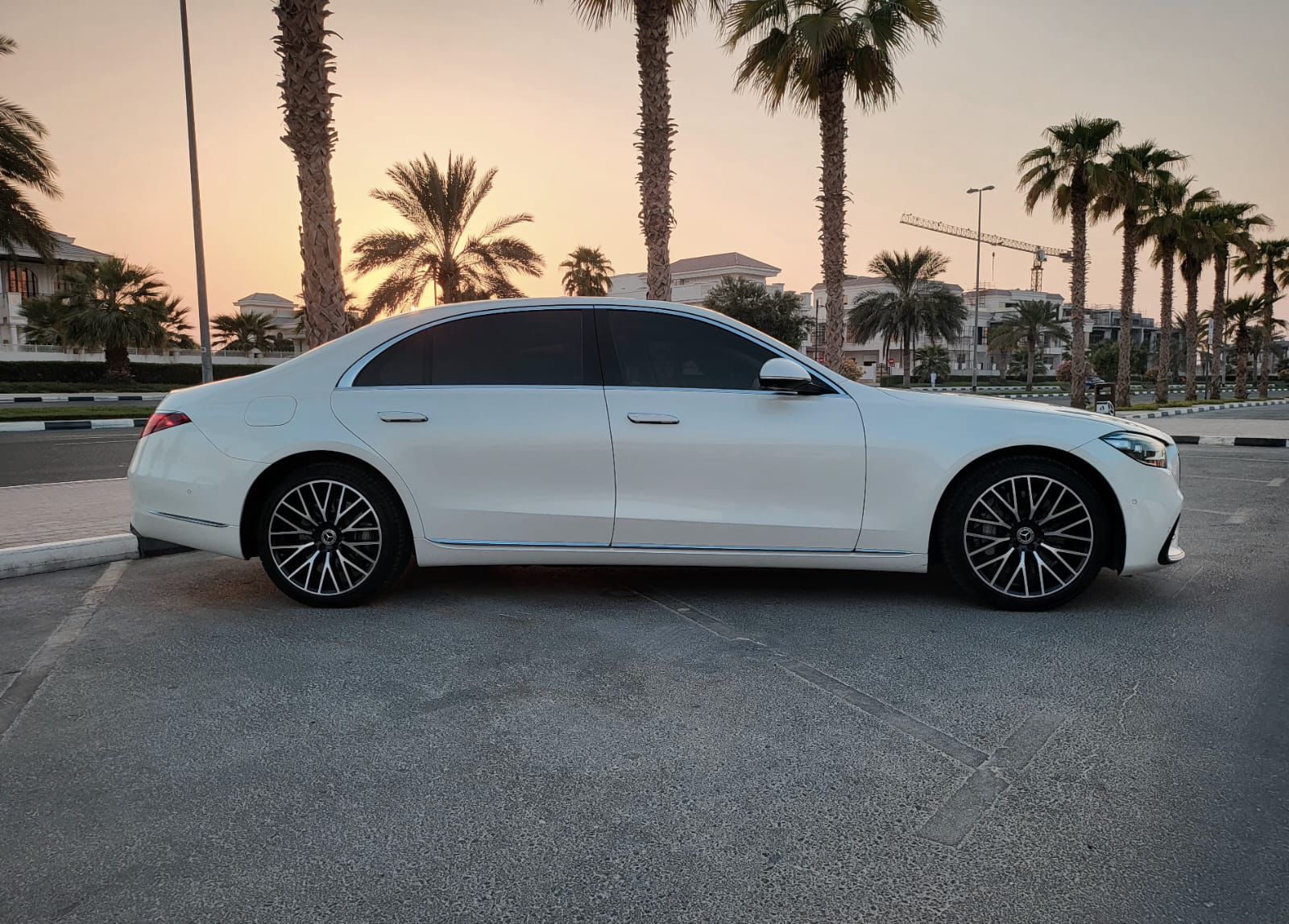 Rent Mercedes-Benz S-class WHITE 2023 in Dubai , UAE 