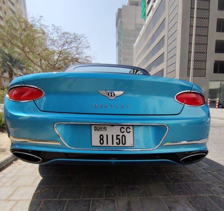 Rent Bentley Continental BLUE 2022 in Dubai , UAE 