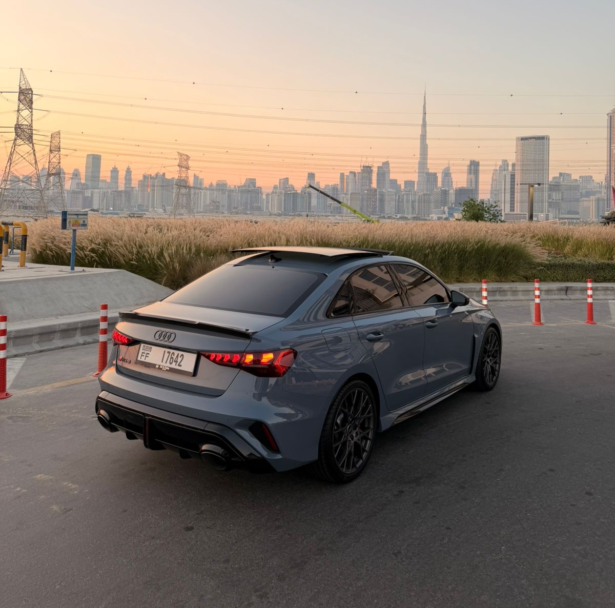 Rent Audi Rs3 GREY 2024 in Dubai , UAE 