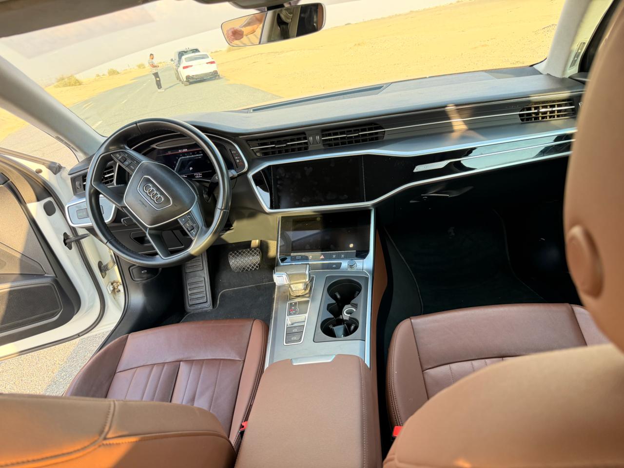 Rent Audi A6 WHITE 2023 in Dubai , UAE 