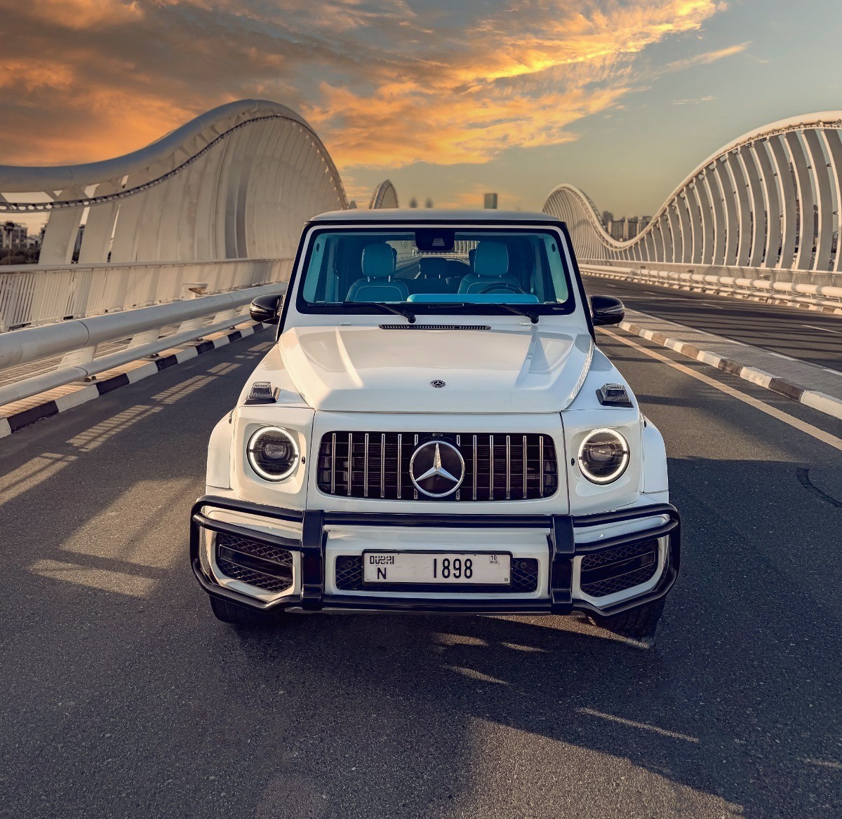 Rent Mercedes-Benz G-class WHITE 2021 in Dubai , UAE 
