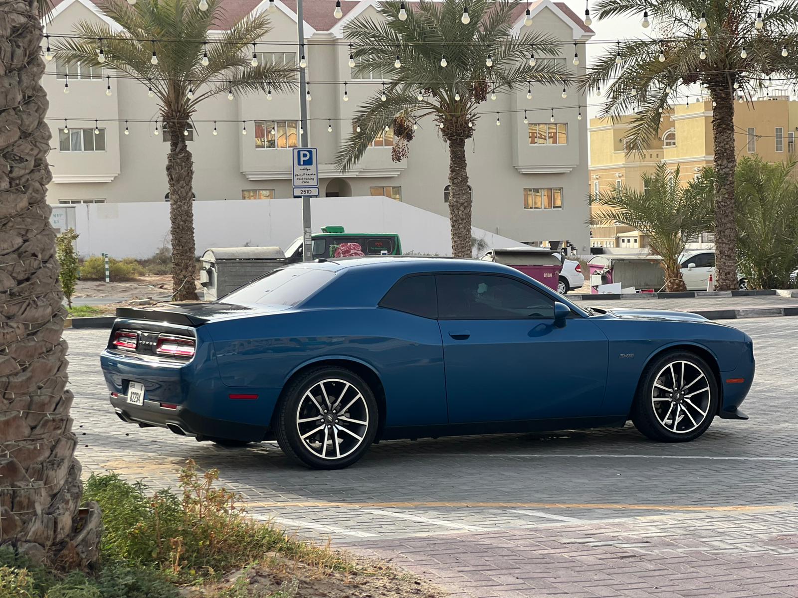 Rent Dodge Challenger BLUE 2023 in Dubai , UAE 