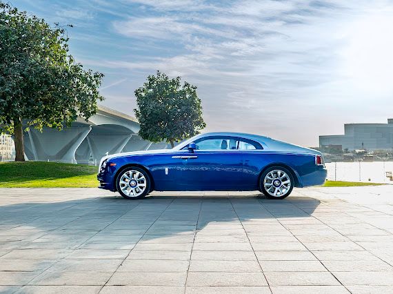 Rent Rolls-Royce Wraith BLUE 2022 in Dubai , UAE 
