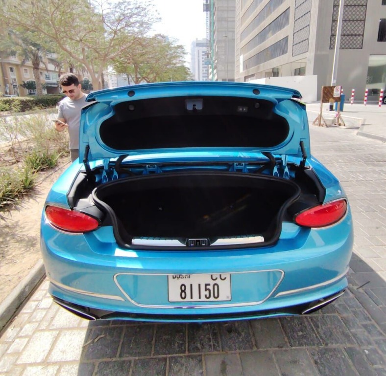 Rent Bentley Continental BLUE 2022 in Dubai , UAE 