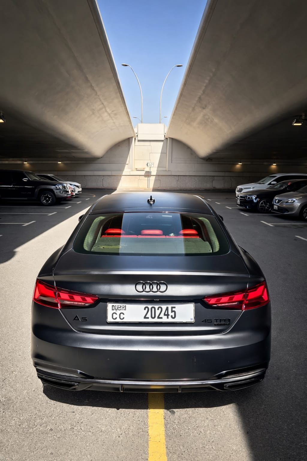 Rent Audi A5 BLACK 2020 in Dubai , UAE 