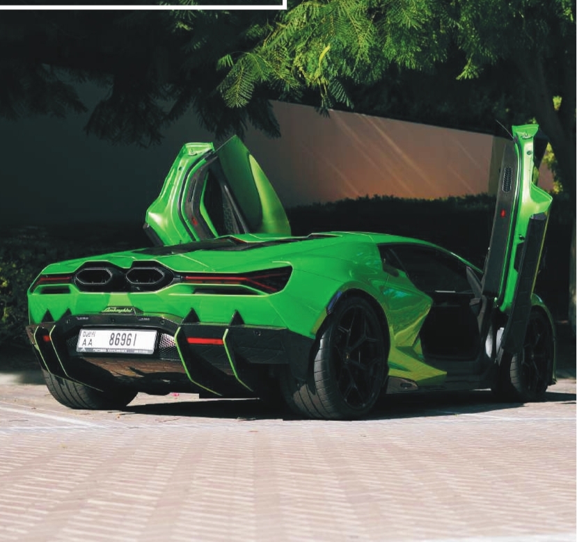 Rent Lamborghini Revuelto GREEN 2024 in Dubai , UAE 