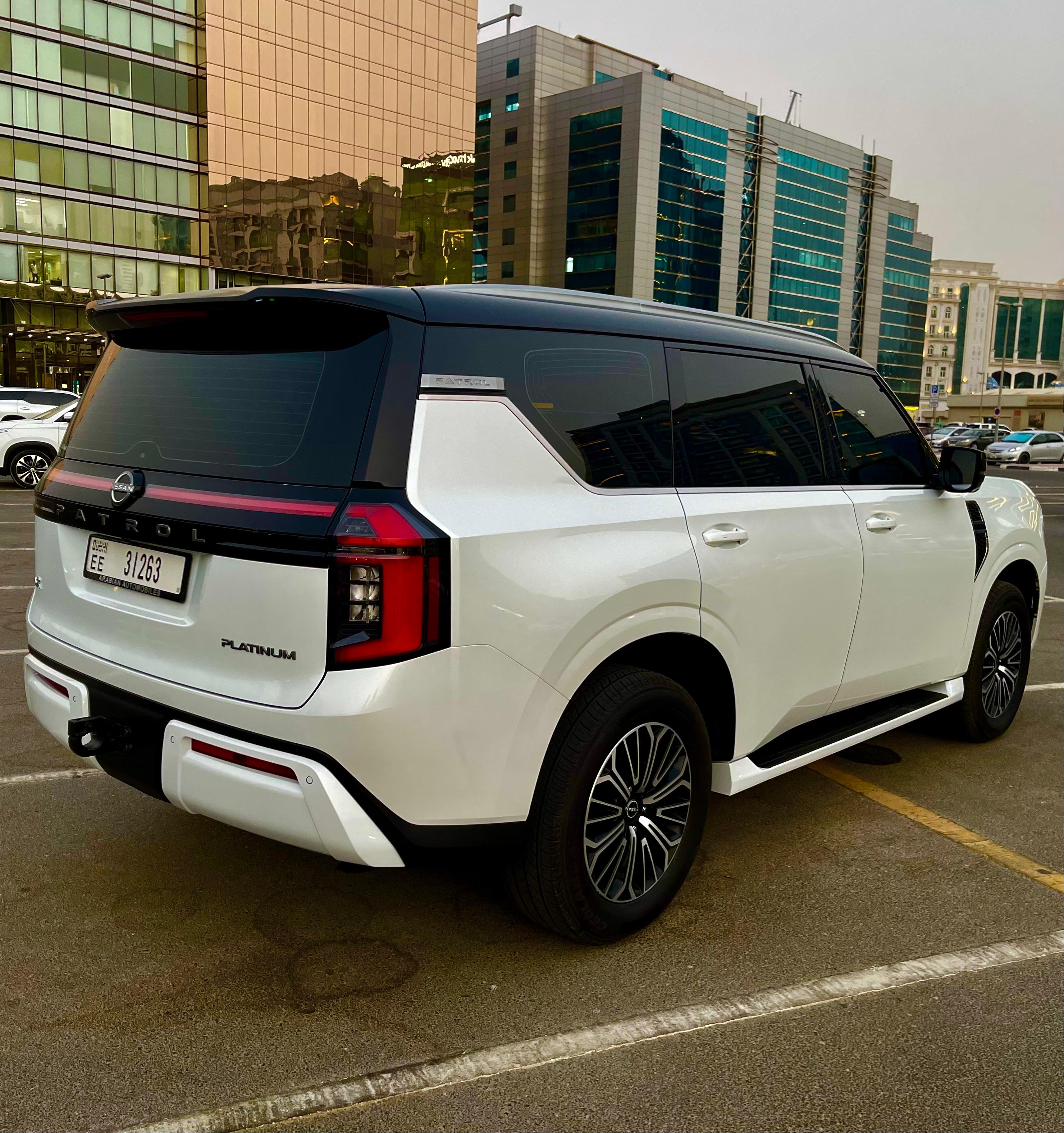 Rent Nissan Patrol WHITE 2026 in Dubai , UAE 