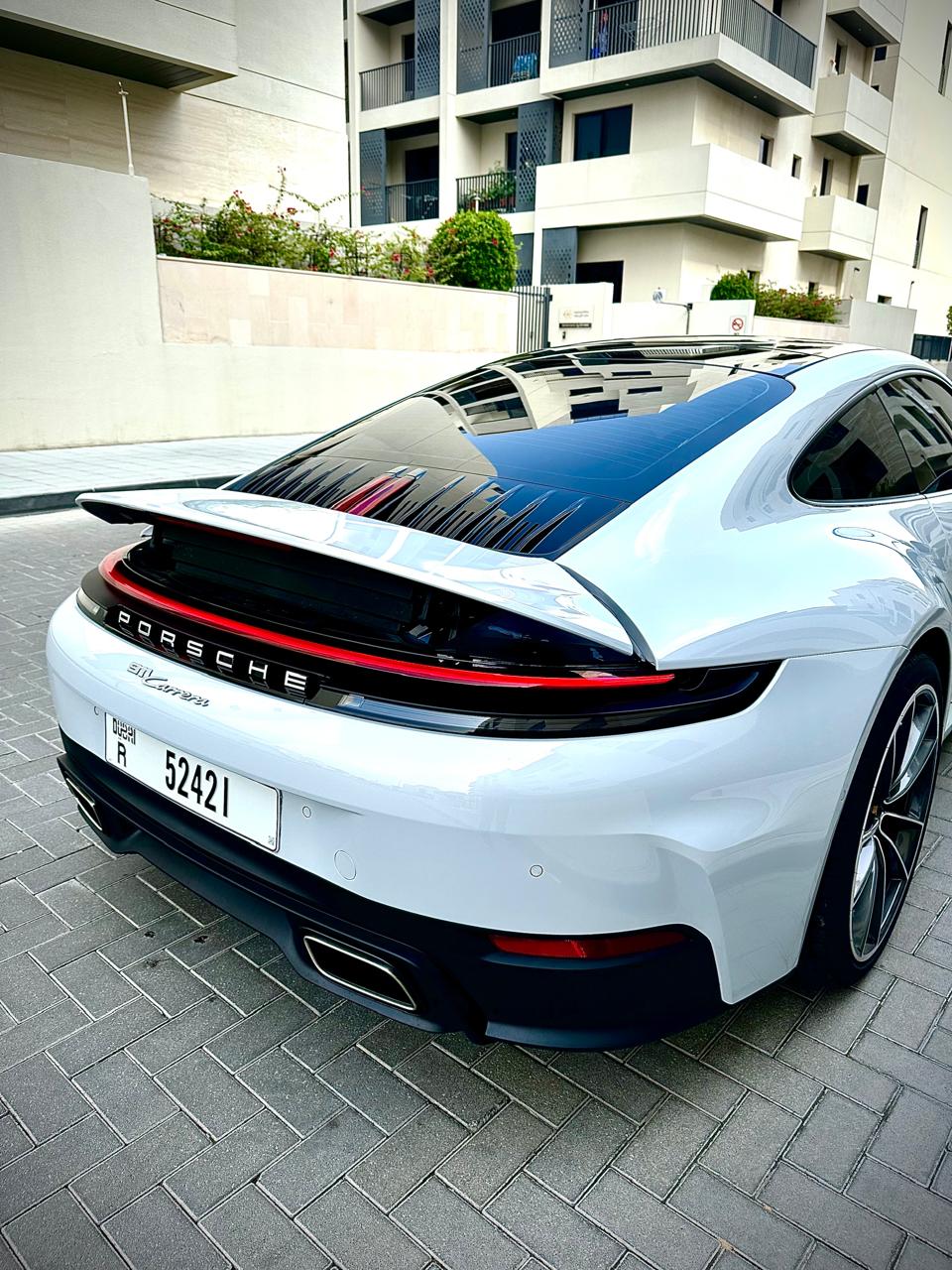 Rent Porsche Carrera WHITE 2026 in Dubai , UAE 