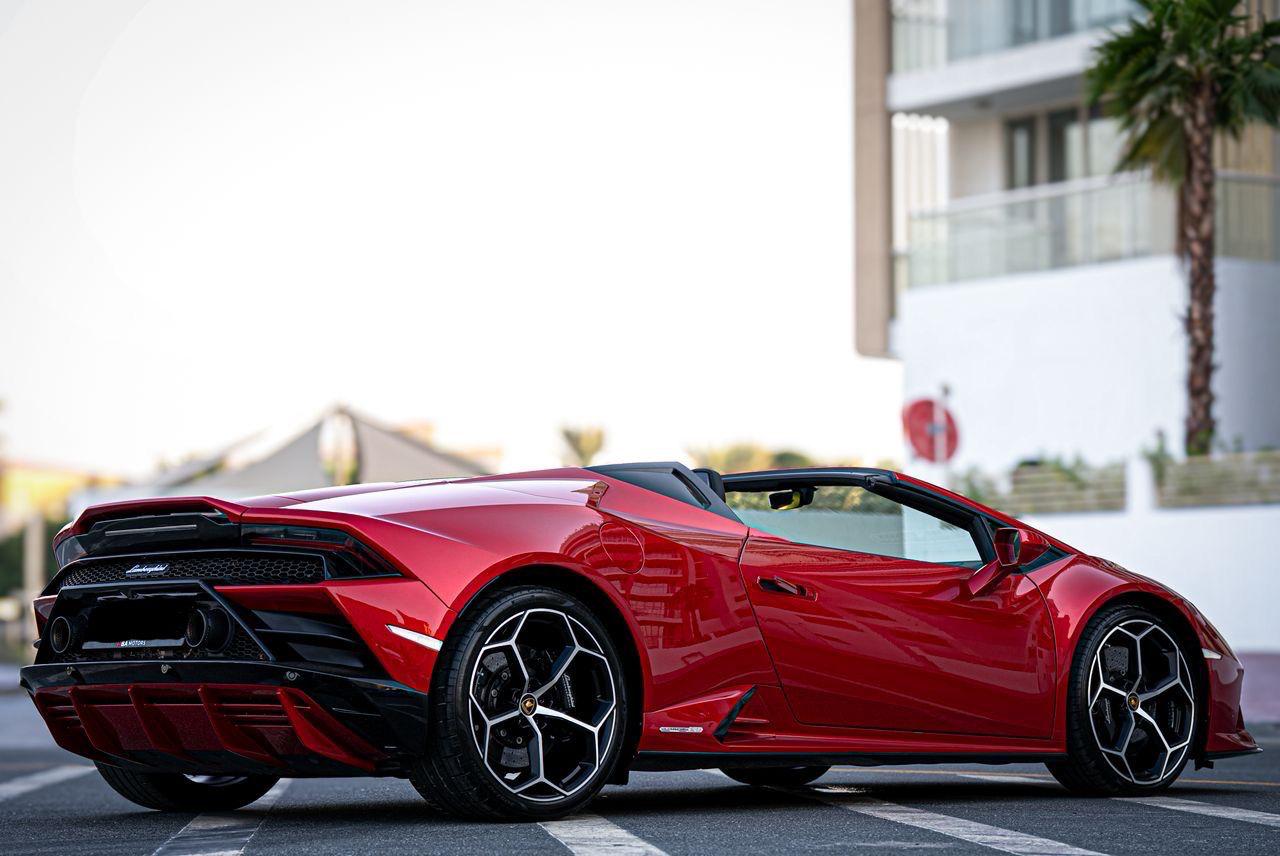 Rent Lamborghini Huracan RED 2023 in Dubai , UAE 