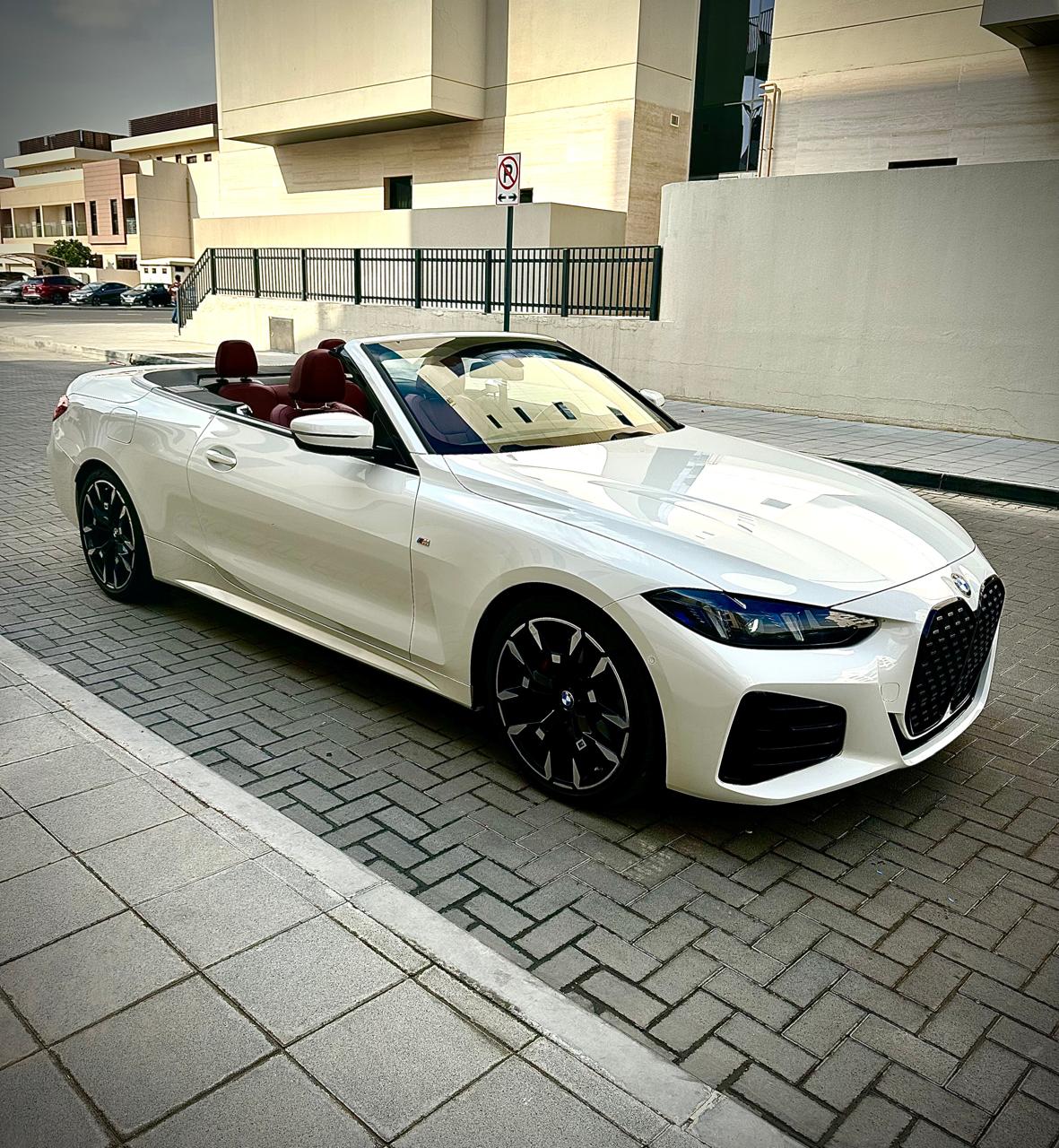 Rent Bmw Series 4 WHITE 2025 in Dubai , UAE 