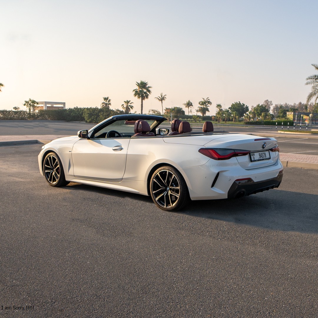 Rent Bmw Series 4 WHITE 2024 in Dubai , UAE 