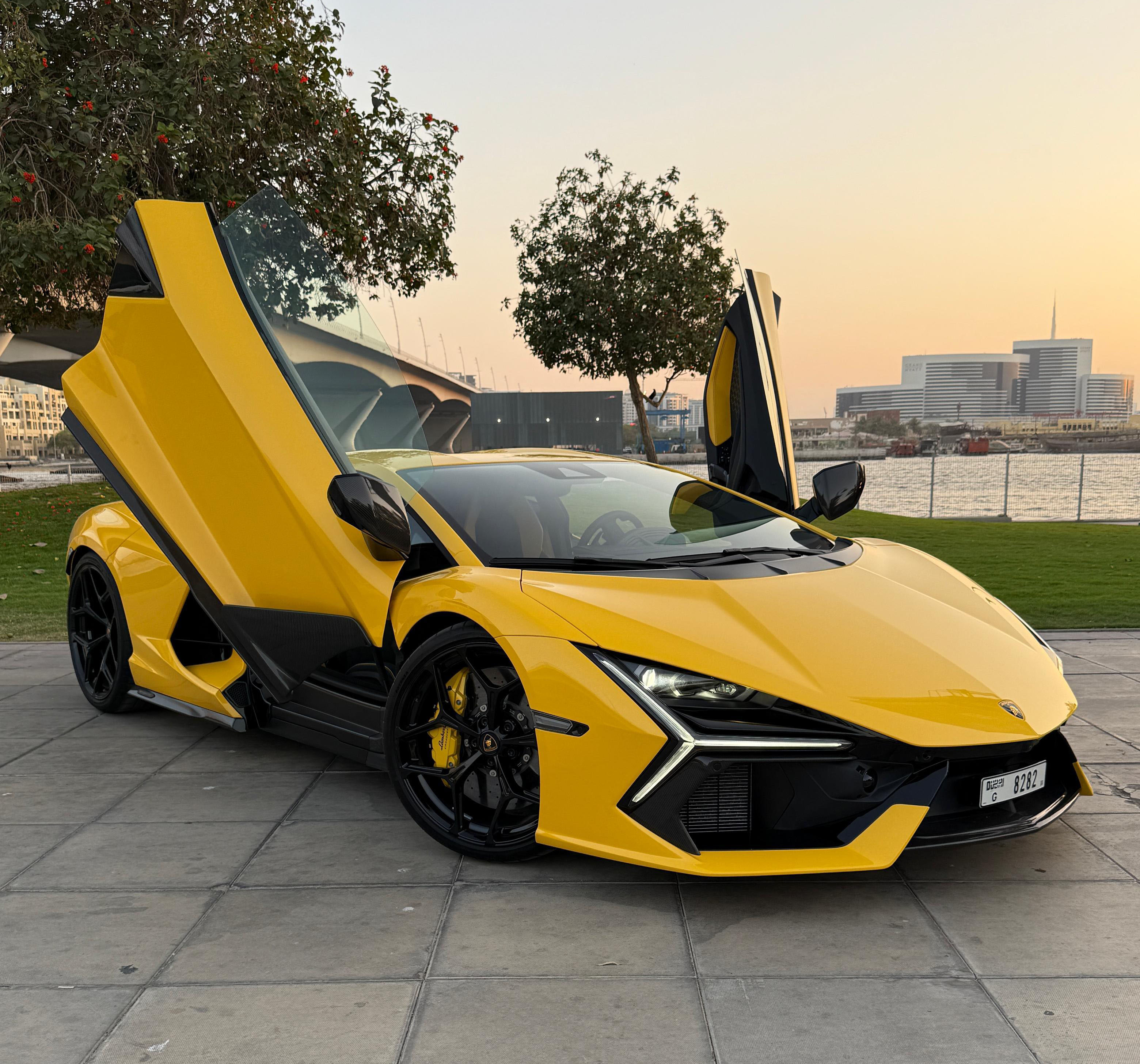Rent Lamborghini Revuelto YELLOW 2024 in Dubai , UAE 