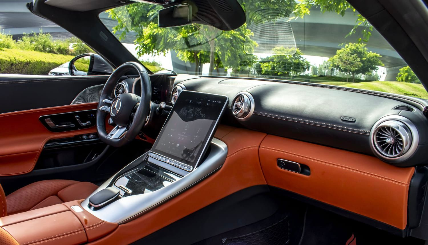 Rent Mercedes-Benz Sl  Silver 2024 in Dubai , UAE 