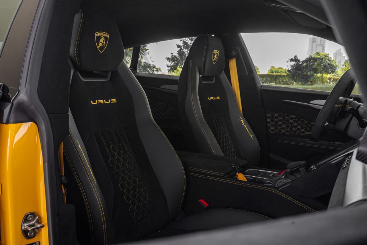 Rent Lamborghini Urus YELLOW 2023 in Dubai , UAE 
