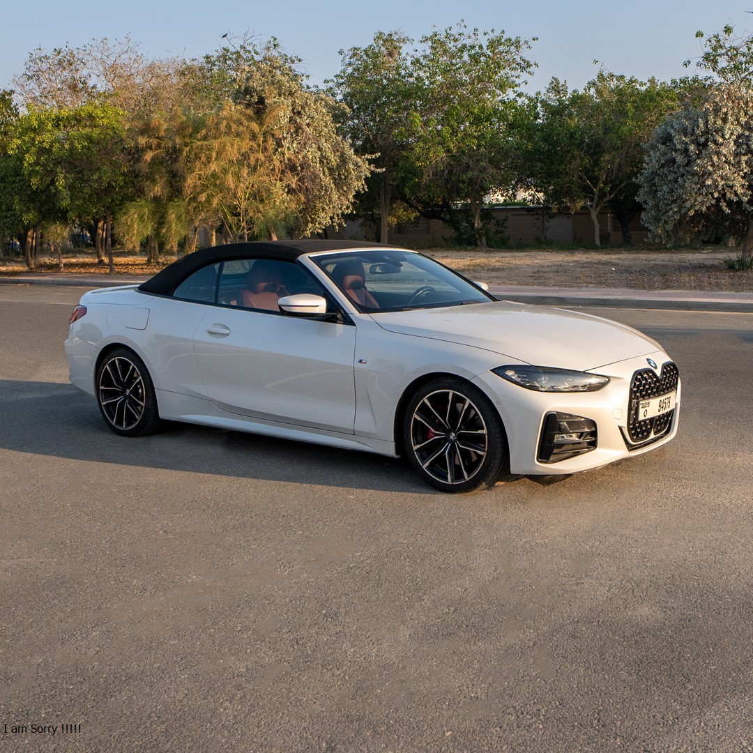 Rent Bmw Series 4 WHITE 2024 in Dubai , UAE 